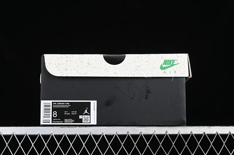 All categories Air Jordan Jordan series basketball shoes Air Jordan 4 Air Jordan 4 "Remastered" AJ4 Joe 4 remake black and white FQ7939-001
